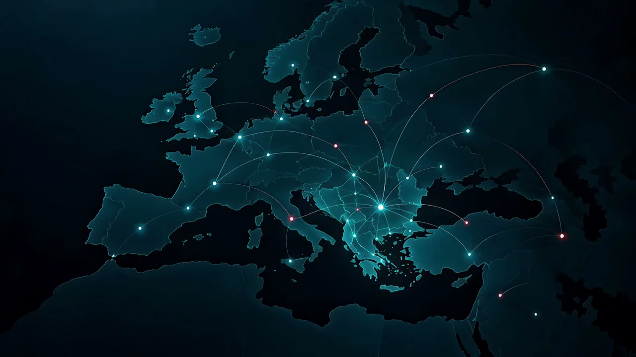 Illustrated connections across Europe